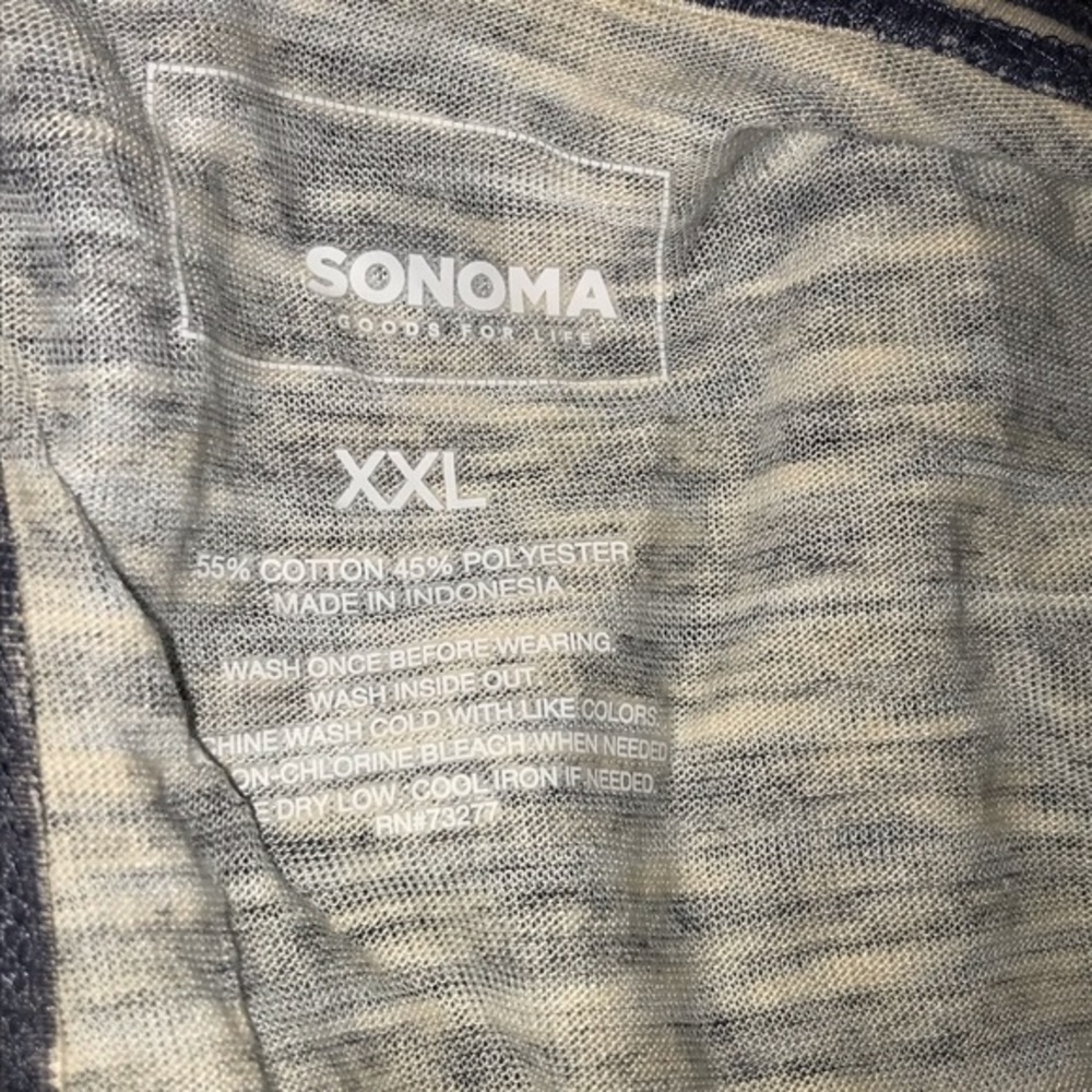 Sonoma Goods For Life Short Sleeve Striped Shirt - Picture 5 of 9
